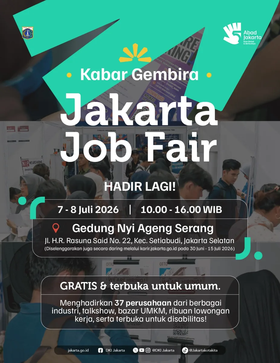 Job Fair Kabupaten Nagan Raya 2026 (Suku Dinas TKTE Wilayah Kabupaten Nagan Raya Barat) : 7-8 Juli 2026